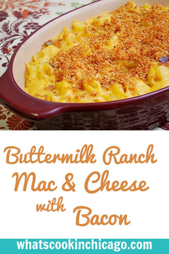 Instant Pot Buttermilk Ranch Mac & Cheese What's Cookin' Chicago