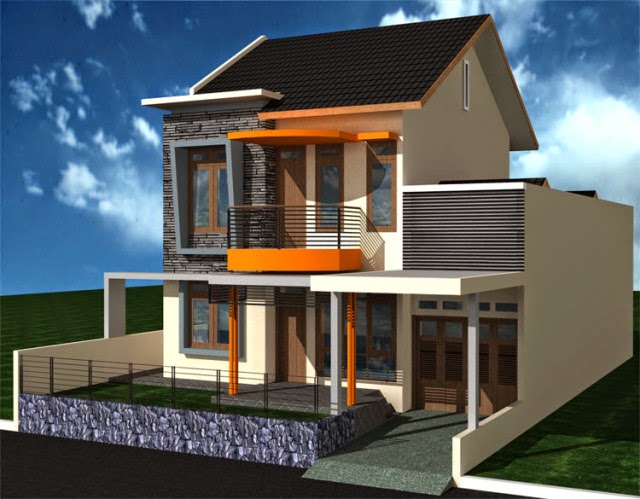 Desain Rumah Minimalis 2 Lantai Biaya Foto Terbaru