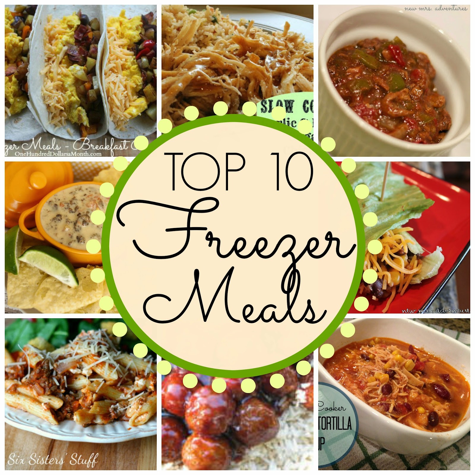 Barnabas Lane Top 10 Freezer Meals