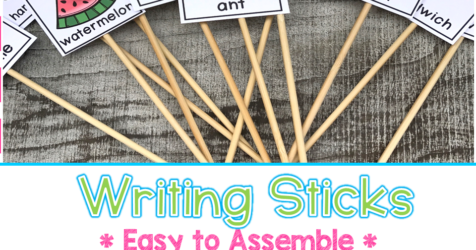KinderbyKim's Blogspot! Writing Sticks! Easy to Assemble and Great for