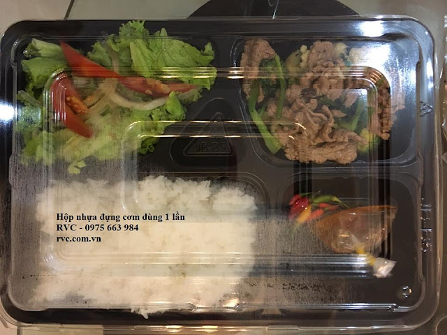 hộp nhựa 5 ngăn