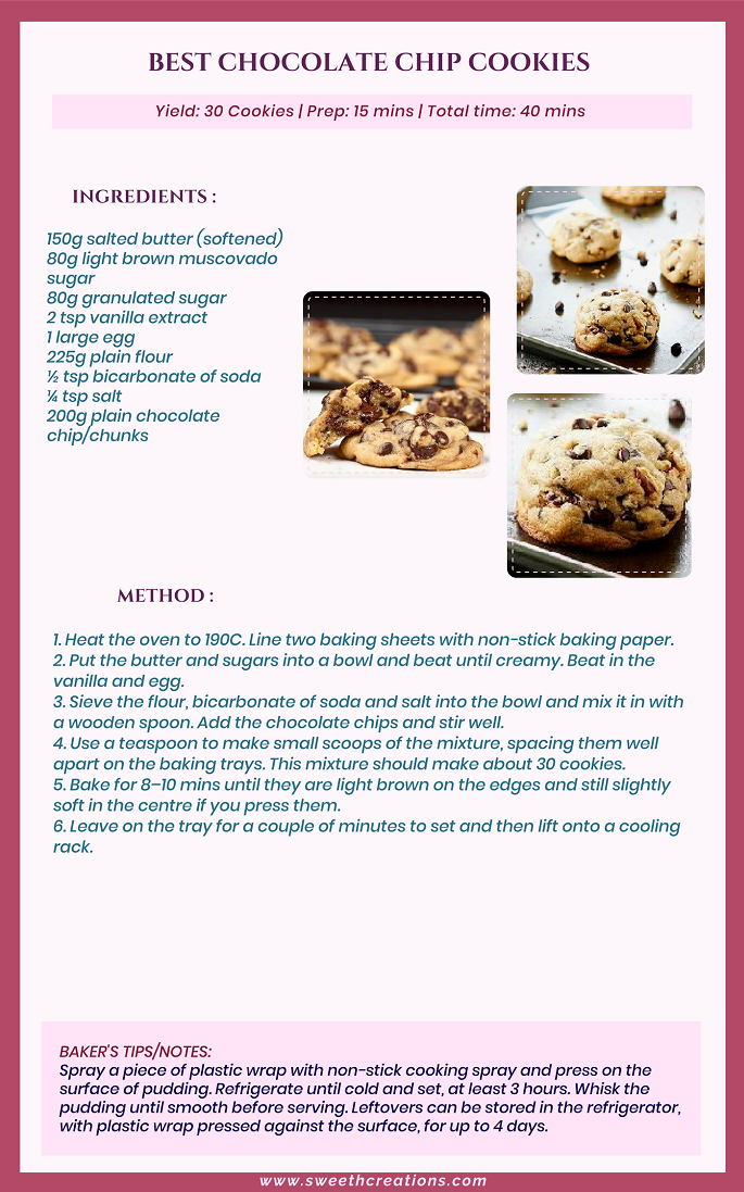 BEST CHOCOLATE CHIP COOKIES RECIPE
