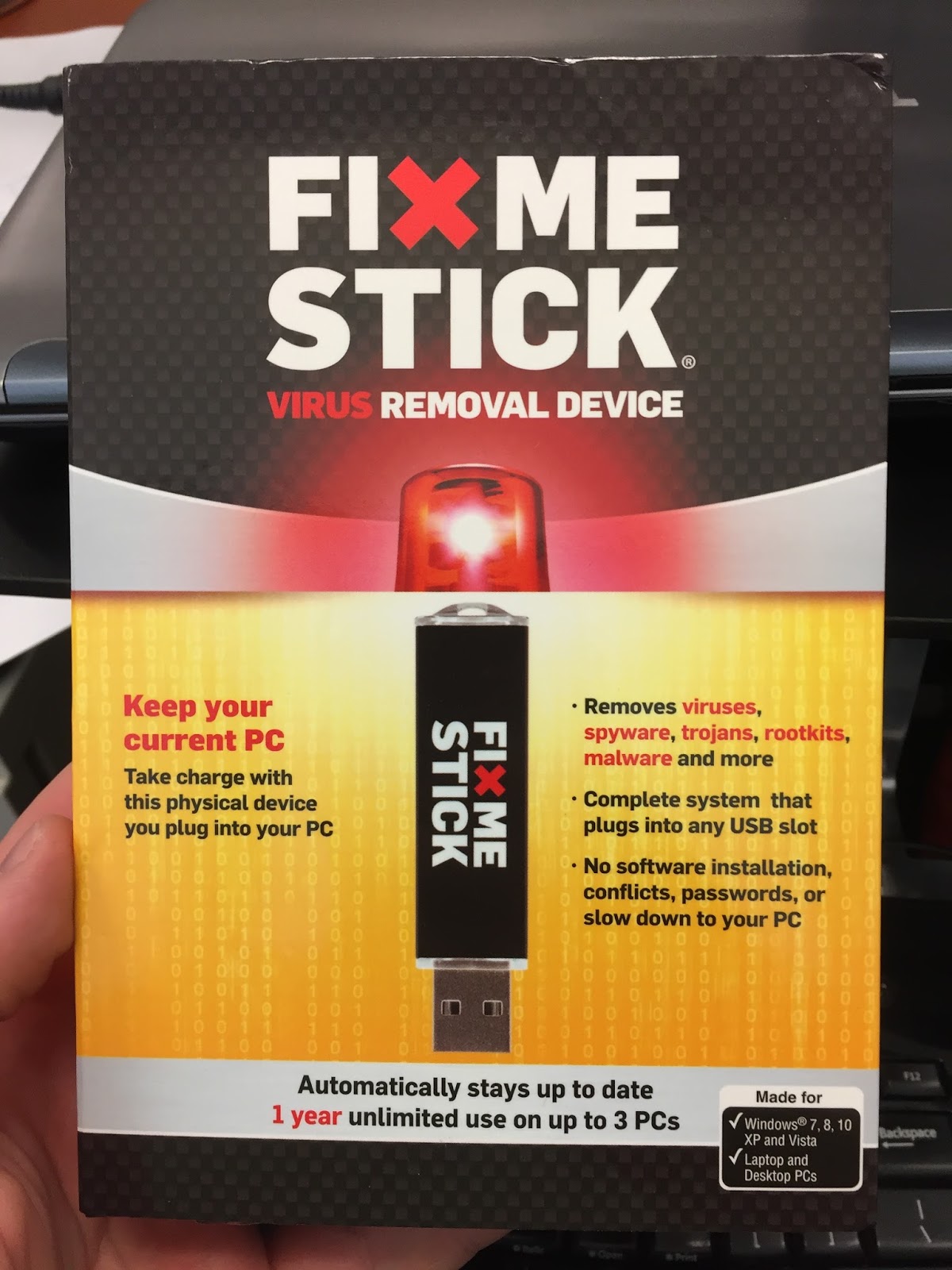FixMe Stick Virus Removal Device StuffIveTried4U