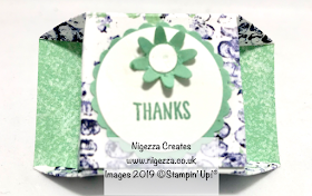 No Glue Mini Treat Box Stampin' Up! Nigezza Creates