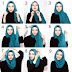 Gaya Jilbab Segi Empat Simple