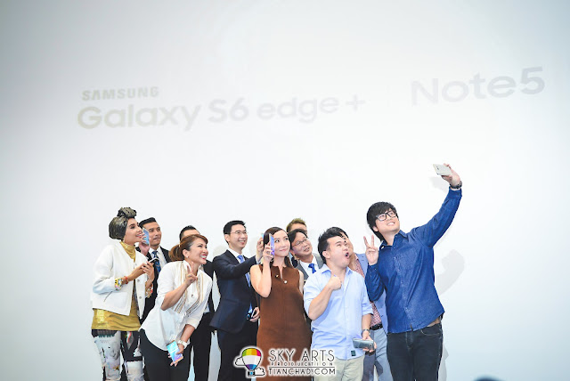 Samsung GALAXY Note 5 Launch in Malaysia (Sunway Pyramid)  Samsung KOL taking selfies at the Note 5 media launch