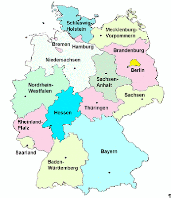 Karte der Bundesrepublik Deutschland Bild | Deutschlandkarte