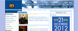 Relações Exteriores Bolívia