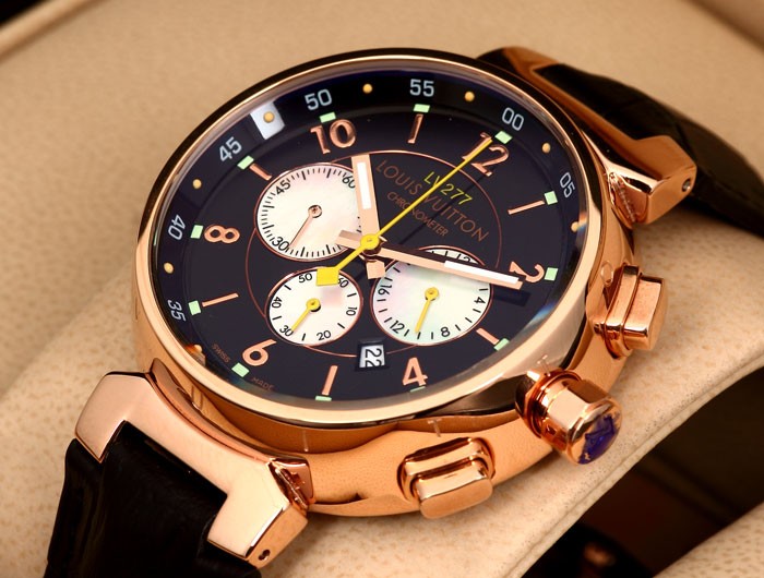 Swiss Design Watches: Classic Tambour essentials watches of Louis Vuitton