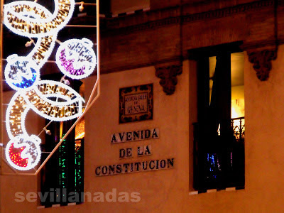 Avenida de la Constitución Navidad 2012 Sevilla
