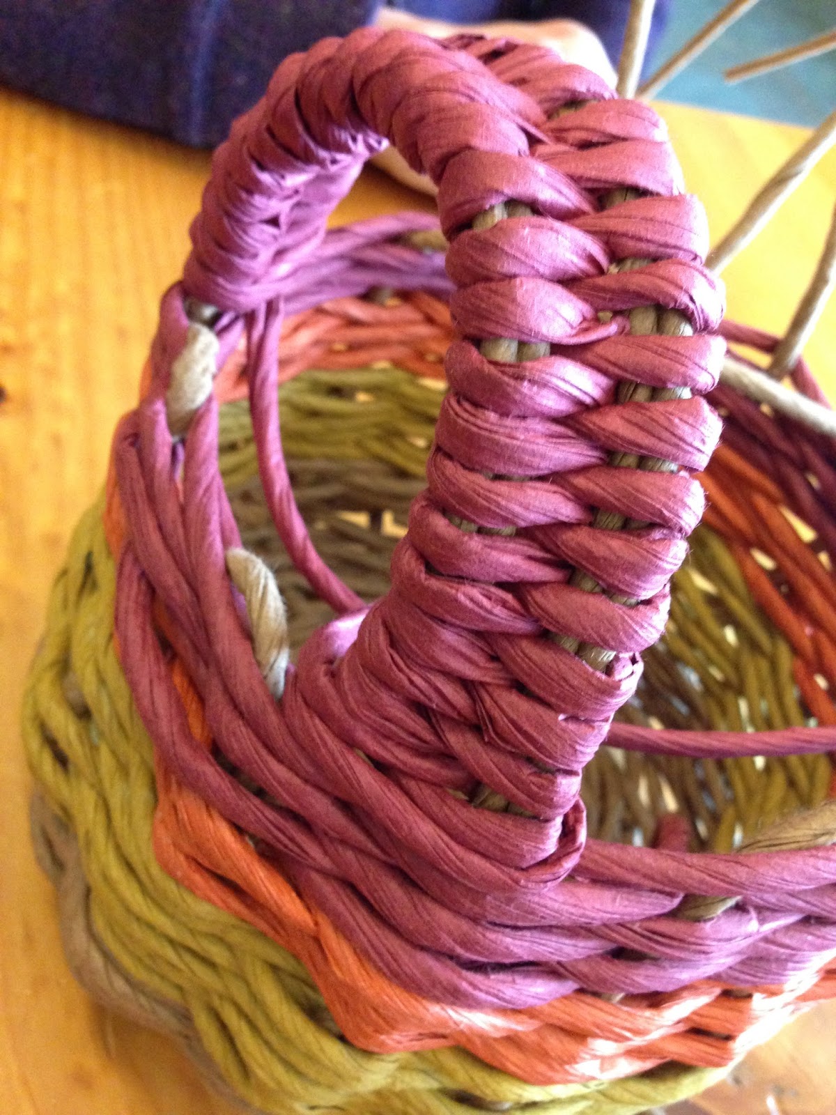Hartsbrook Community Crafting Fiberrush baskets