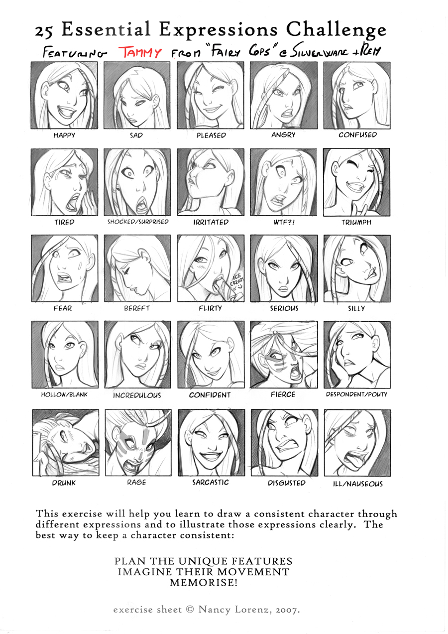 lesarcsplastiquesbd: Expressions du visage
