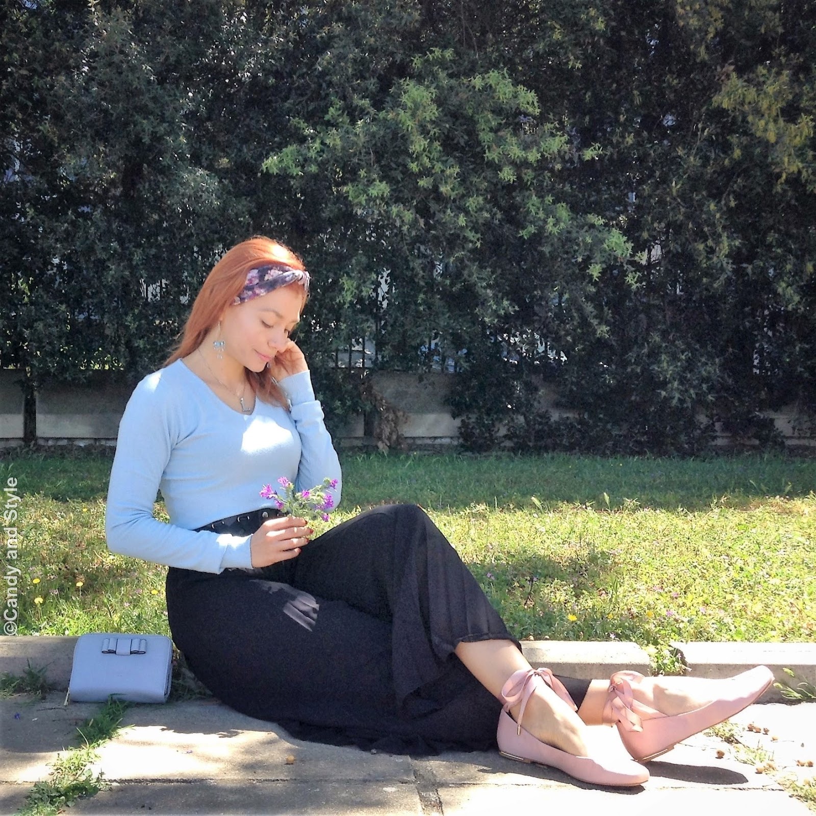 Pleated Palazzo Pants + Pastels Candy and Style