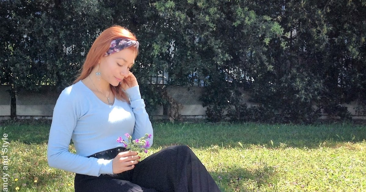 Pleated Palazzo Pants + Pastels Candy and Style