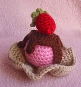 http://www.ravelry.com/patterns/library/strawberry-ice-cream--wafer-bowl