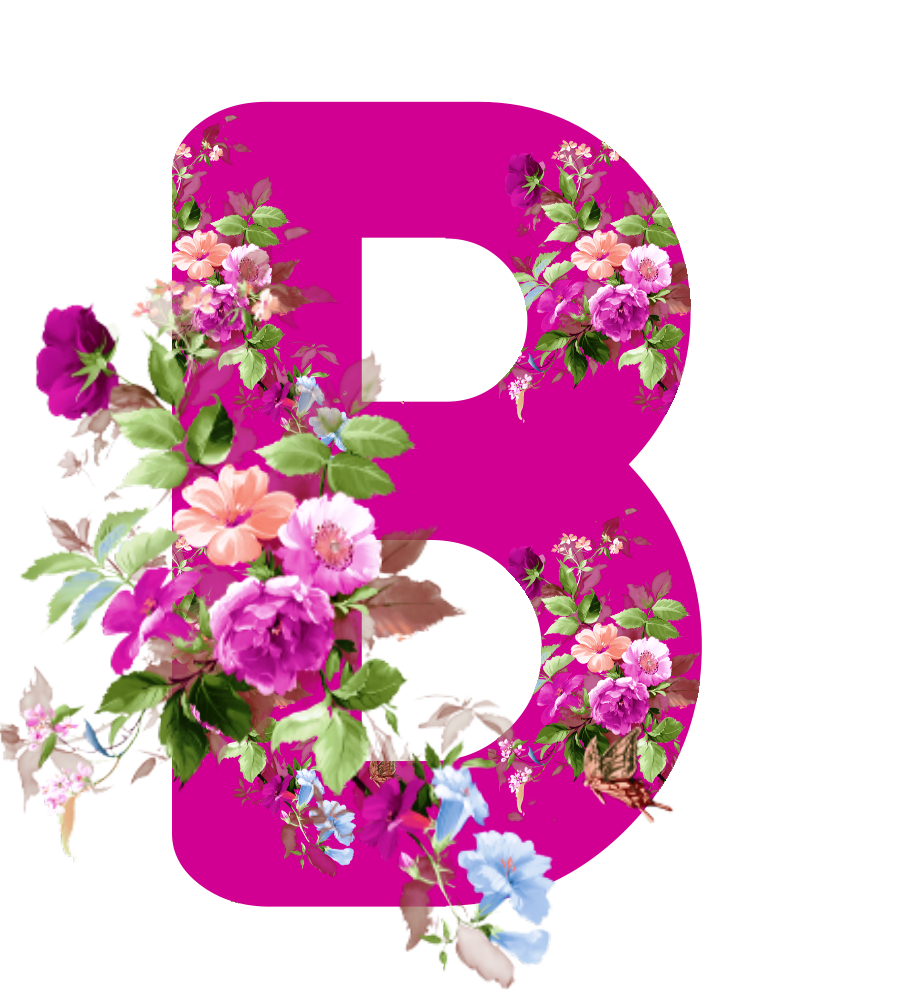 Alfabeto Pink Flores Png Flower Design Flower Alphabet 920x999 Png ...