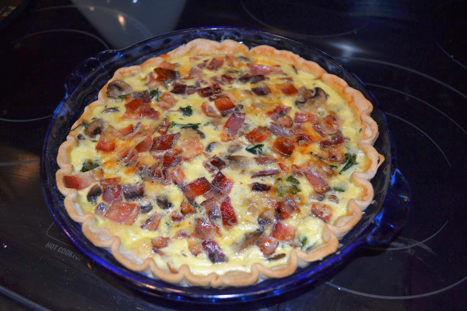 Tara's Kitchen Adventures Mushroom, Gruyère, and Spinach Quiche