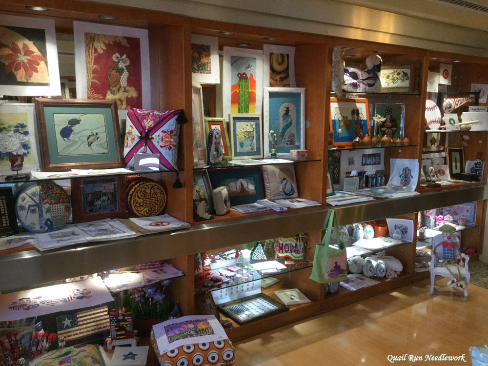 Needlepoint Study Hall Robin teaches at Quail Run Needlework