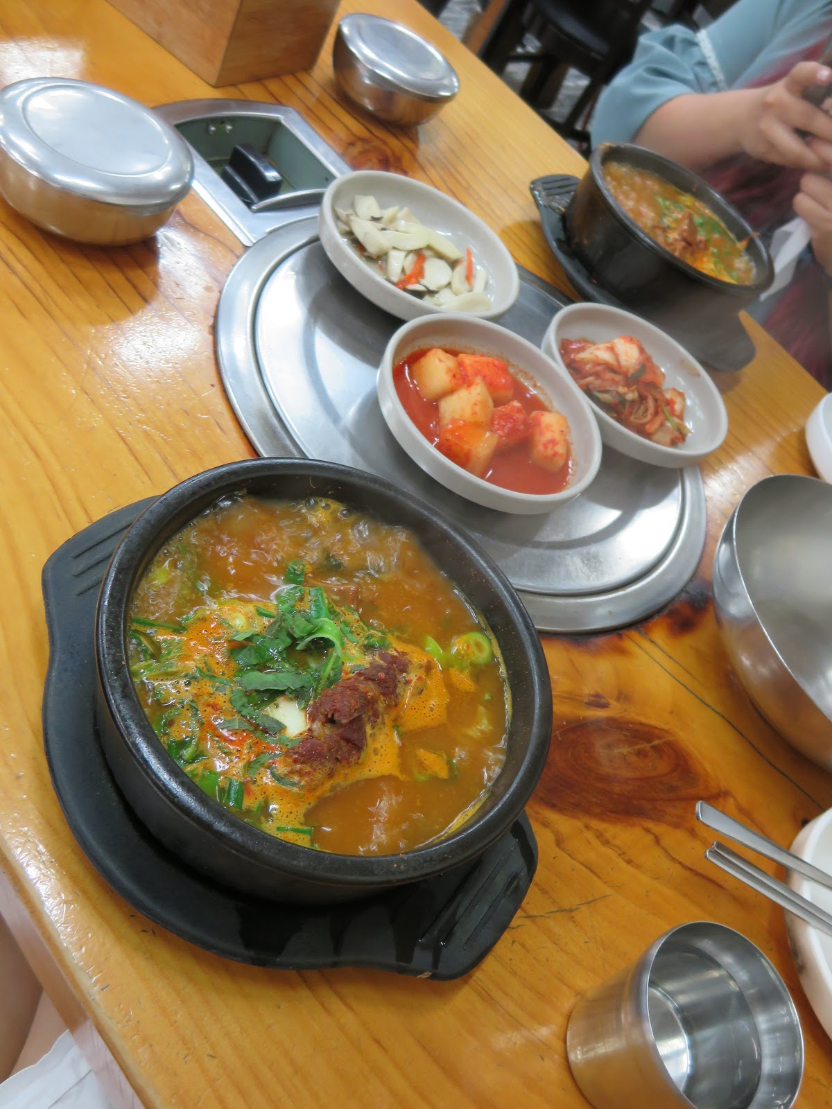 Day 4 Pork Bone Soup at Seoul Station South Korea chichicho