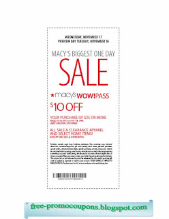 Free Printable Macy's Coupons Free Printable Macy's Coupons