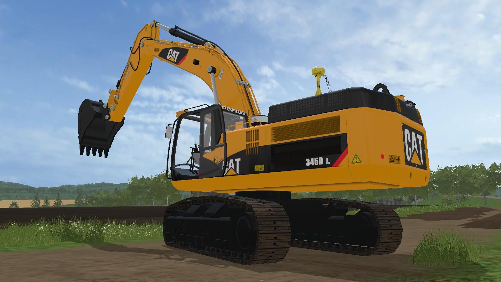 Mod Excavator Caterpillar 345D Pack v1.0.0.0 FS17 Terbaru