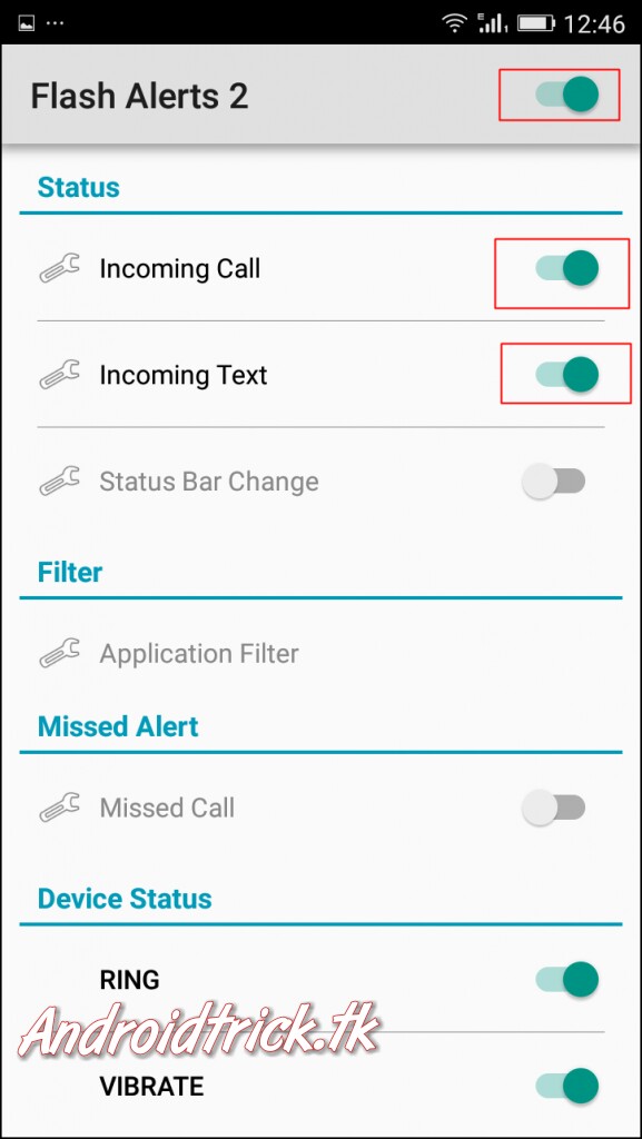 How To Activate Android’s Camera Flash As Call Notification