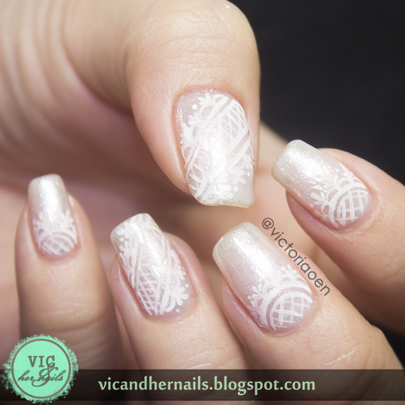 Vic and Her Nails: White Lace