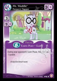 My Little Pony Mr. Waddle, Frequent Napper Absolute Discord CCG Card