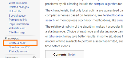 Create a PDF in Wikipedia