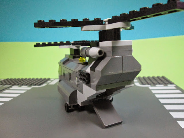 Set LEGO Creator 31003 twin rotors helicopter MOD Helicóptero CHINOOK cinzento 