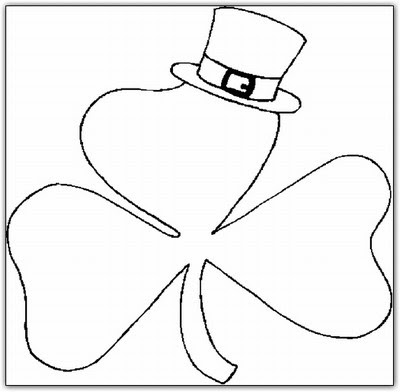 mini shamrocks coloring pages