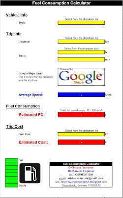 Fuel Consumption Calculator