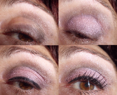 maquillaje rosa y gris paso a paso