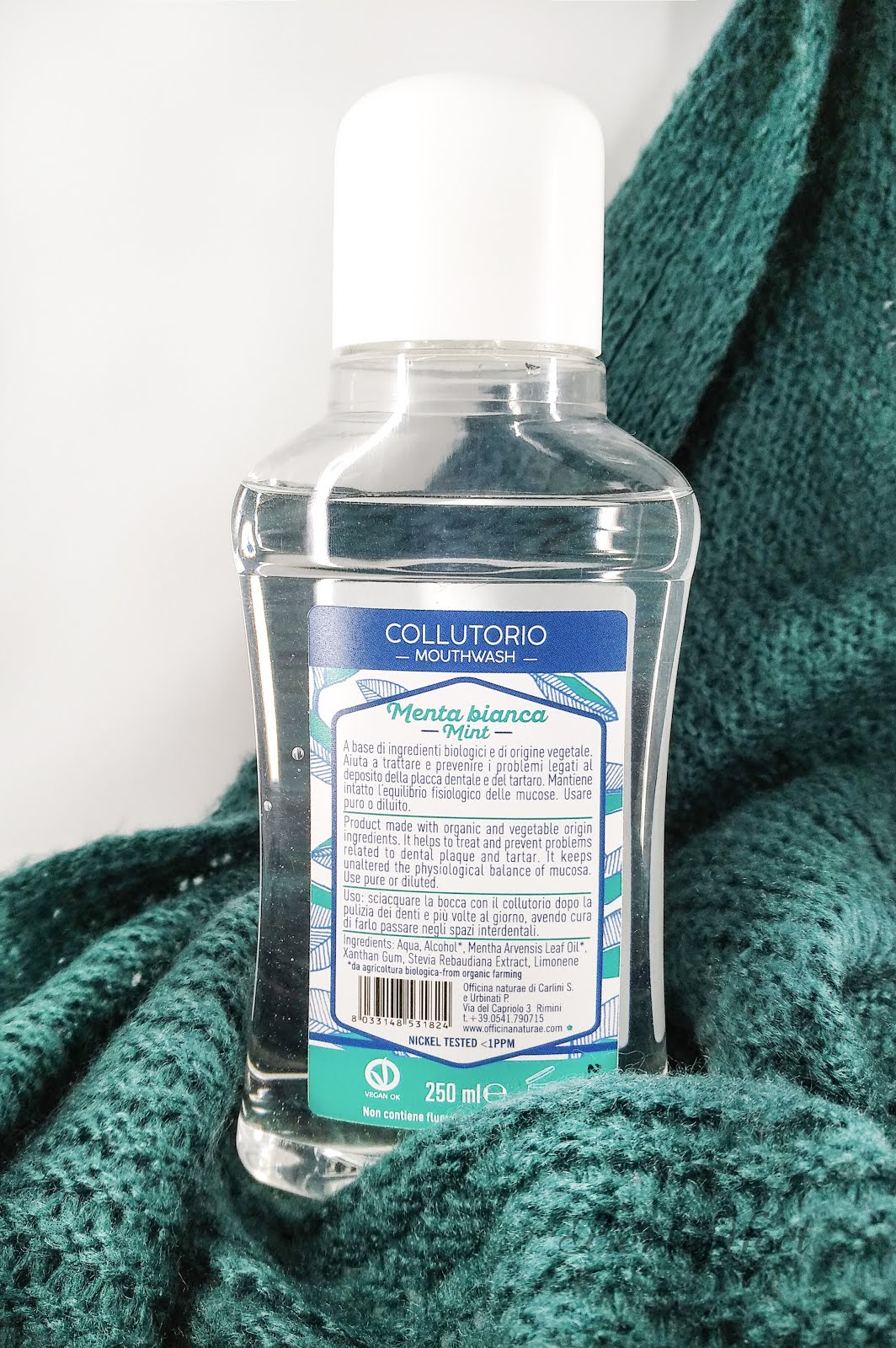 Recensione Officina Naturae - Collutorio Menta Bianca Recensione Officina Naturae - Collutorio Menta Bianca