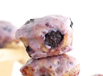 Baked Blueberry Fritter Bites Baked Blueberry Fritter Bites