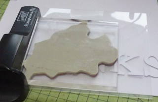 Creatin' and Stampin': Stamped Word Card Tutorial