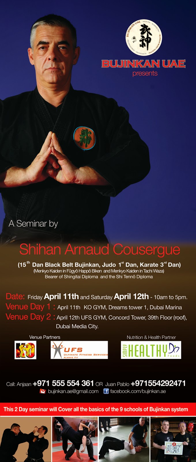 The Ninja Notebook Weekend Ninjutsu Seminar in Dubai, UAE