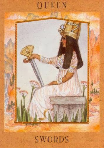 Tarot de las Diosas: Reina de Espadas