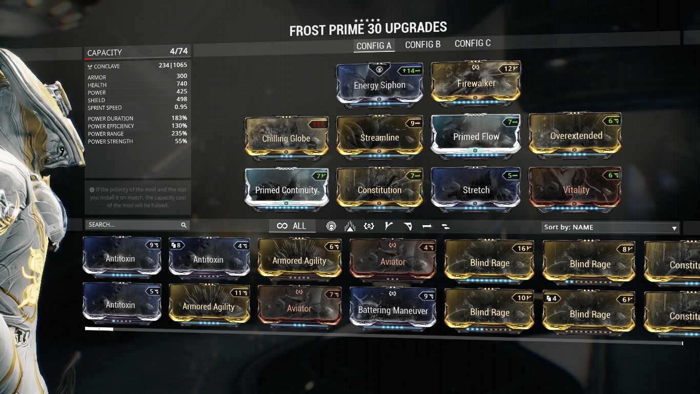 Warframe Chronicles: [Build] Survive or Die Frost
