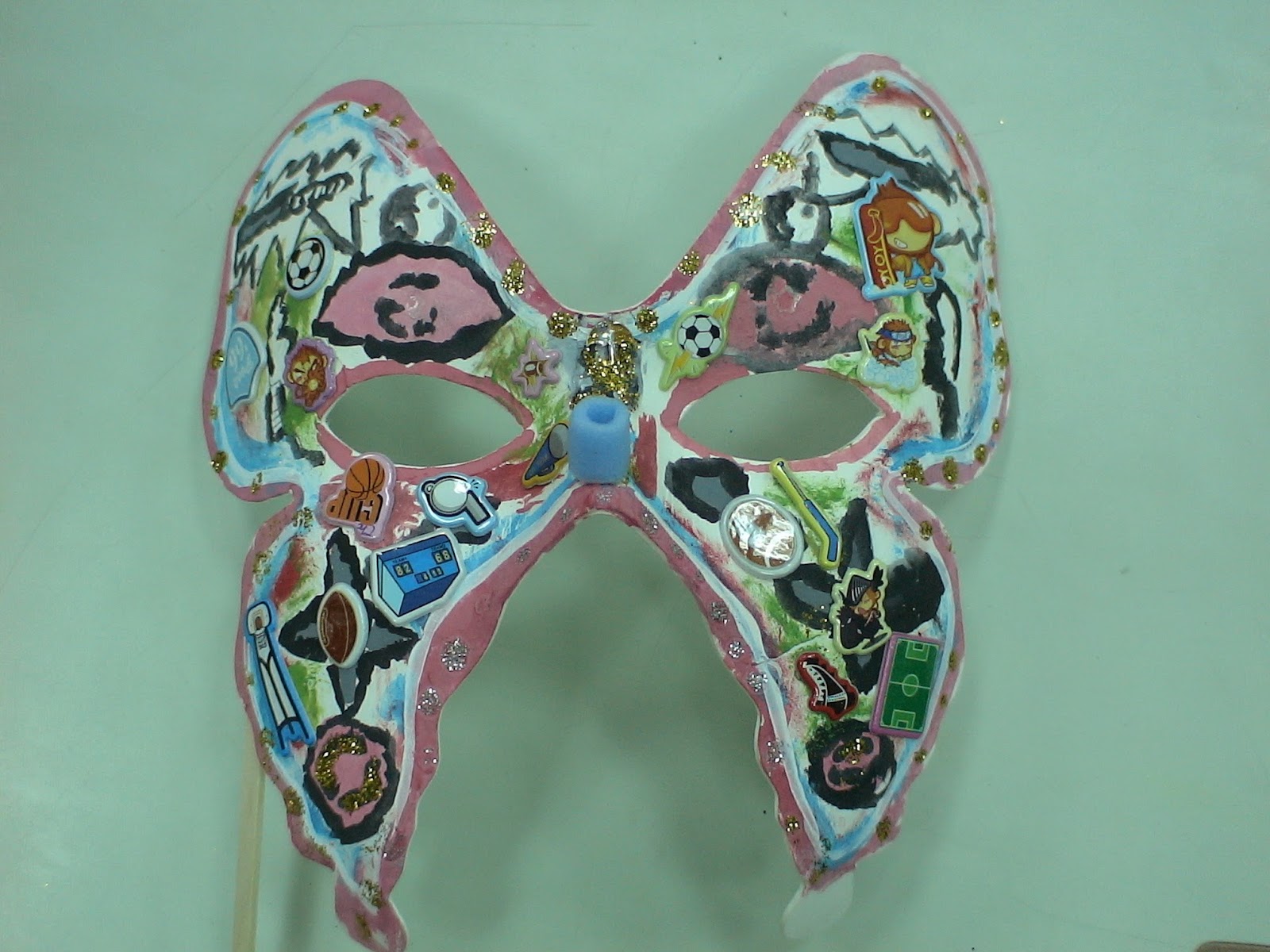 五顏六色玩創意: 蝴蝶式面具