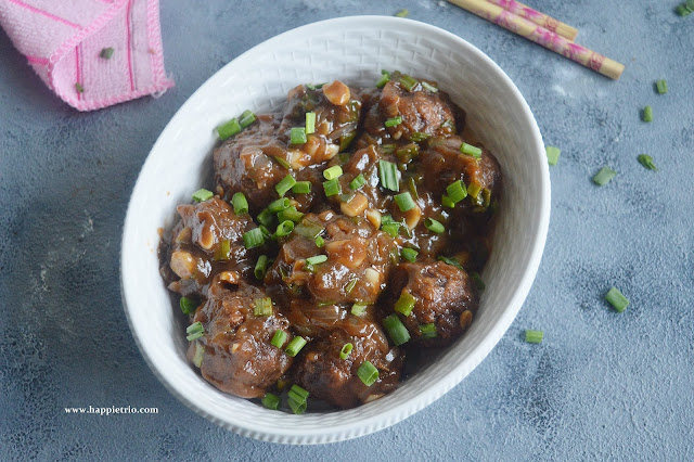 Veg Manchurian Gravy Recipe | Restaurant style Chinese Vegetable Manchurian Gravy