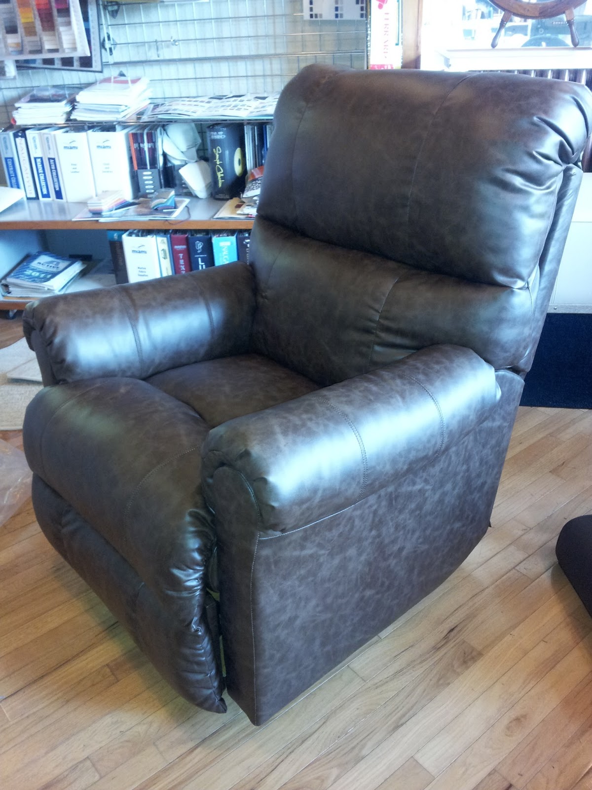 Homestyle Custom Upholstery and Awning Before And After Sling Back