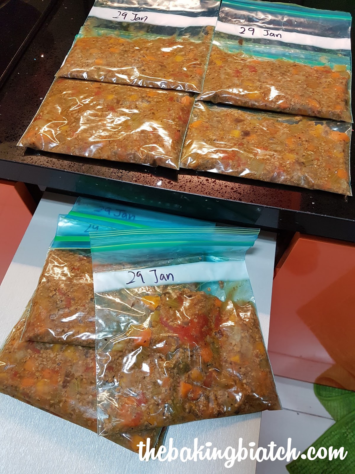 The Baking Biatch by Cynthia Lim Beef Bolognese (Baby friendly)