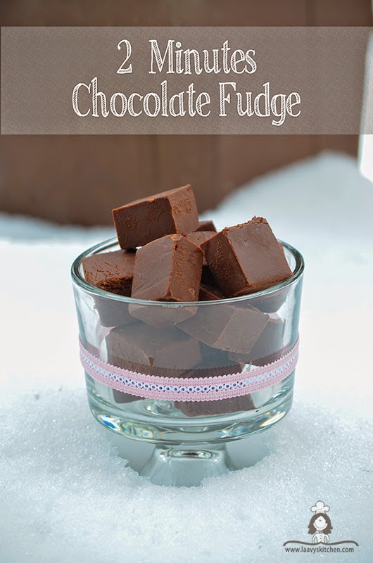 Laavy's Kitchen A food blog by Laavy Instant Chocolate Fudge