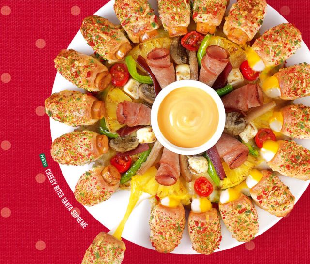 Pizza Hut Singapore's Christmas Cheesy Bites Pizza Comes Sprinkled with