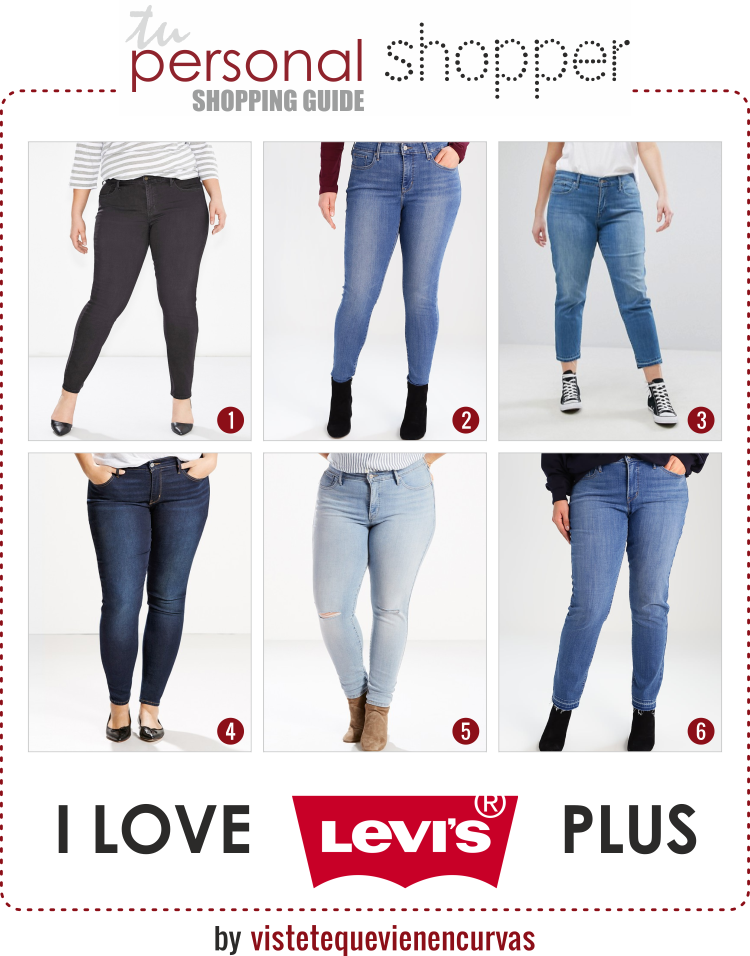 Víctor En el piso Ambos LEVI'S PLUS SIZE ¡Ya era hora! · Happy Shopping | Vístete que vienen curvas