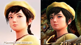 Shenhua in the Prophecy trailer (left) vs the Steam page image (right)