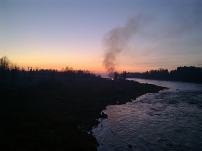 Kalajoen silta, pääsiäislauantai, kokko