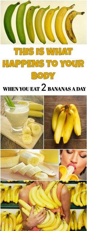 This Is What Happens To Your Body When You Eat 2 Bananas A Day Health Recipes