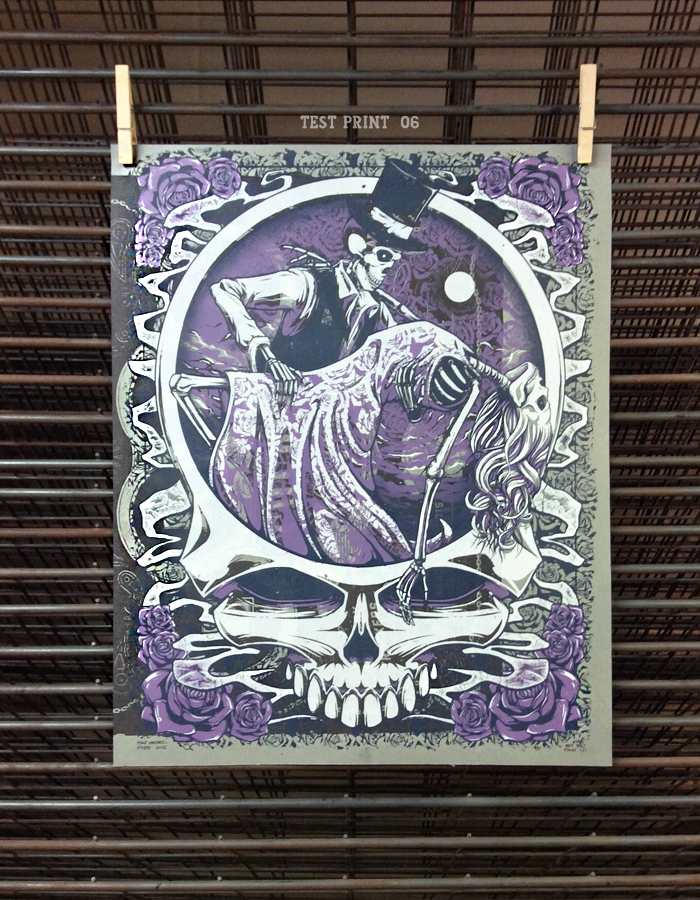 INSIDE THE ROCK POSTER FRAME BLOG Half Hazard Press One Last Dance